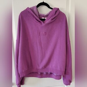 GAP Women's Vibrant Purple Hoodie
